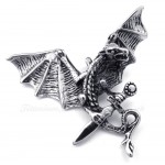 Exquisite Titanium Pterosaur Pendant Necklace (Free Chain)