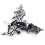 Exquisite Titanium Pterosaur Pendant Necklace (Free Chain)