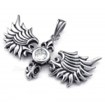 Titanium Wings Pendant Necklace (Free Chain)