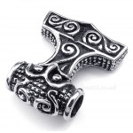 Thor's Hammer Titanium Pendant Necklace (Free Chain)