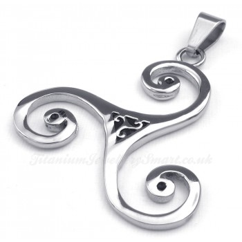 Titanium Wind Turbines Pendant Necklace (Free Chain)