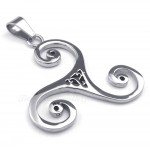 Titanium Wind Turbines Pendant Necklace (Free Chain)