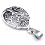 Titanium Tree Of Life Pendant Necklace (Free Chain)