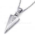 Titanium Dart Pendant Necklace (Free Chain)