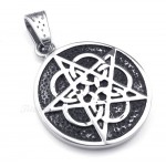 Titanium Five-pointed Star Pendant Necklace (Free Chain)