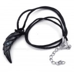 Black Titanium Talon Pendant Necklace (Free Chain)