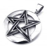 Five-pointed Star Titanium Pendant Necklace (Free Chain)