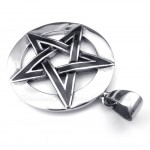 Five-pointed Star Titanium Pendant Necklace (Free Chain)