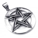Five-pointed Star Titanium Pendant Necklace (Free Chain)