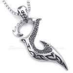 Fashion Graceful Titanium Pendant Necklace (Free Chain)