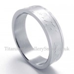 Titanium Lovers Ring (Mens)