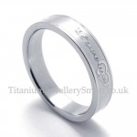 Silver Lovers Titanium Ring (Women)