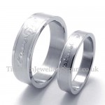 Silver Lovers Titanium Ring (Women)