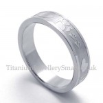 Silver Lovers Titanium Ring (Women)