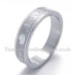 Silver Lovers Titanium Ring (Women)