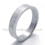 Silver Lovers Titanium Ring (Women)