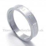 Silver Lovers Titanium Ring (Women)