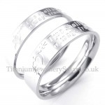 An Arrow Through the Heart Titanium Ring (Mens)