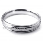 Titanium Sandblasting Sweetheart Ring (Women)