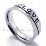 Titanium His and Hers Ring (Mens)