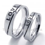 Titanium His and Hers Ring (Mens)