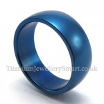 Blue Titanium Ring