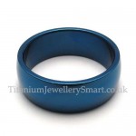 Blue Titanium Ring