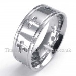 Titanium Cross Ring