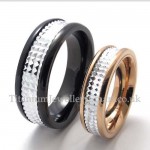 Titanium His and Hers Ring (Women)