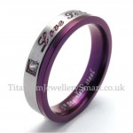 His and Hers Titanium Ring (Women)