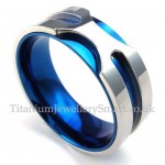 Titanium Blue Ring