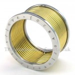 Gold Titanium Spring Ring