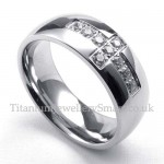 Titanium Cross Ring