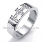 Titanium Cross Ring