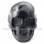 Black Titanium Skull Ring