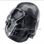 Black Titanium Skull Ring