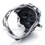 Titanium Gun Skull Ring