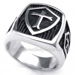 Titanium Cross Ring