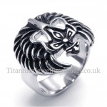 Titanium Angel Wings Ring