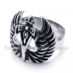 Titanium Angel Wings Ring