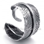 Titanium Feather Ring