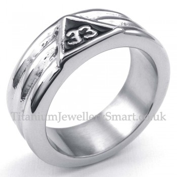 Titanium Masonic Ring