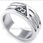 Titanium Masonic Ring