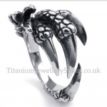 Titanium Paw Ring