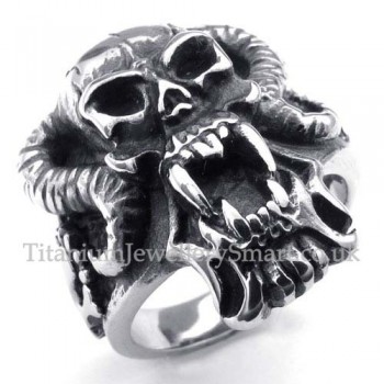 Titanium Skull Ring