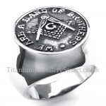 Titanium Masonic Ring