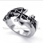 Titanium Cross Ring