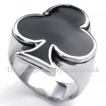 Titanium Spades Ring