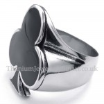 Titanium Spades Ring
