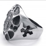 Titanium Virgin Mary Ring